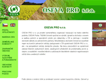 Tablet Screenshot of oseva.cz